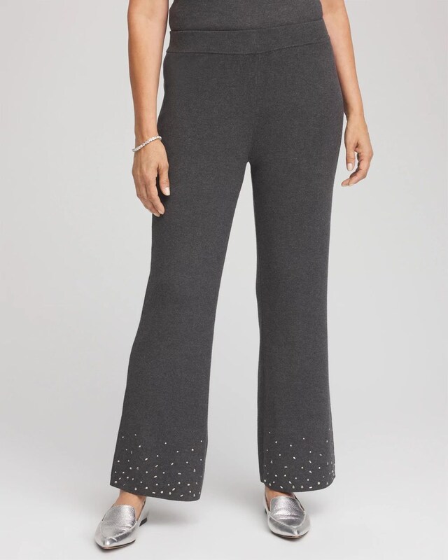 Travelers Embellished Straight-Leg Pants - image 1